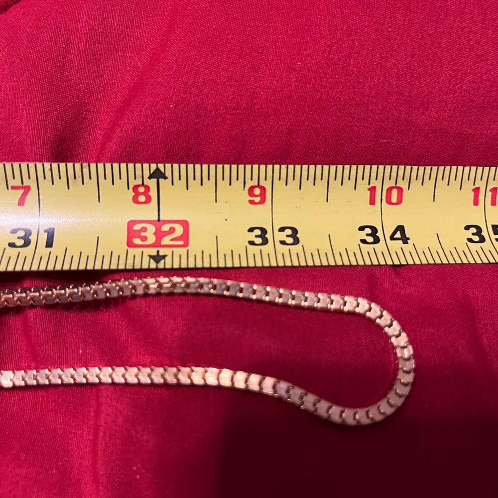 NWT My Style Box Link Gold Toned Necklace 68” - Picture 8 of 8